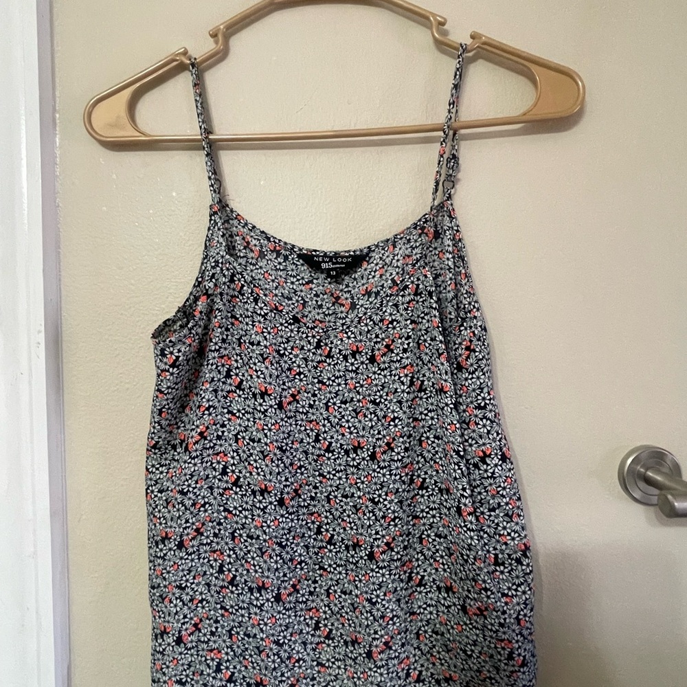 Multicolored Sleeveless Camisole Top